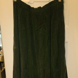 Vintage Green Long Skirt